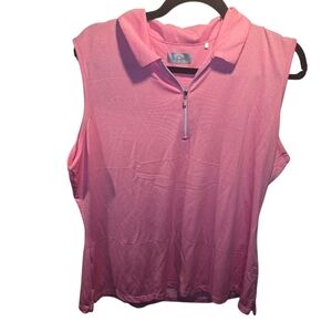 Callaway Sz. 2xl Pink Sleeveless Golf Shirt